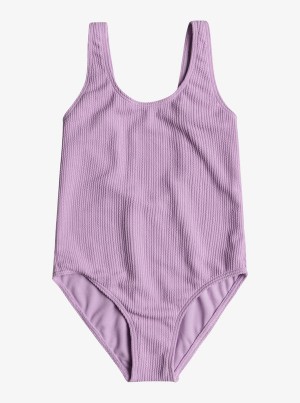 Girls' Roxy Aruba One-Piece Swimwear | 98157-MGTW