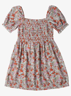 Girls' Roxy Free The Animal Short Sleeve Dress | 20763-SADJ