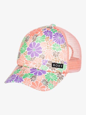 Girls' Roxy Honey Coconut Trucker Hats | 85697-IYPW