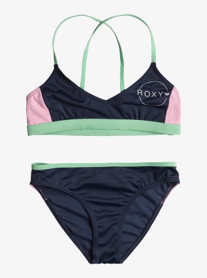 Girls' Roxy Ilacabo Active Athletic Set Swimwear | 39726-SQFV