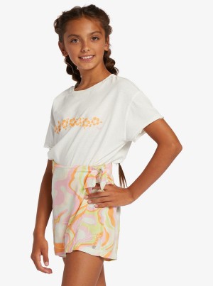 Girls' Roxy Into The Unknown Wrap Skort Shorts | 54639-PXJK