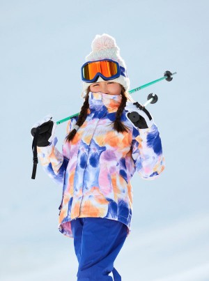 Girls' Roxy Jetty Technical Snowboard Jackets | 98034-DJWT