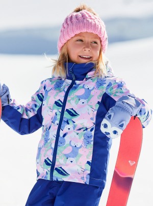 Girls' Roxy Snowy Tale Technical Snowboard Jackets | 25164-YTPO