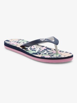 Girls' Roxy Tahiti Flip Flops | 56287-KCVN