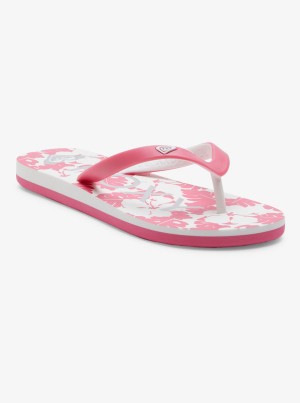 Girls' Roxy Tahiti Flip Flops | 80432-RWXG