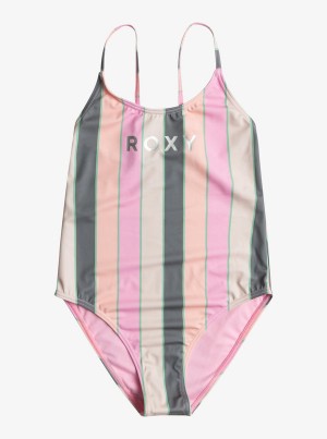 Girls' Roxy Very Vista One-Piece Swimwear | 01325-FVIZ