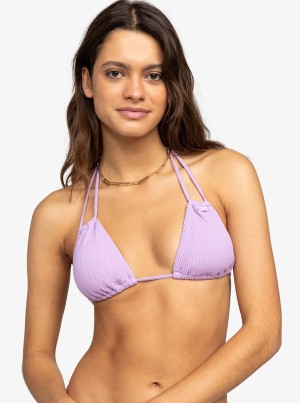 Roxy Aruba Mini Tiki Triangle Bikini Tops | 19057-DUGH