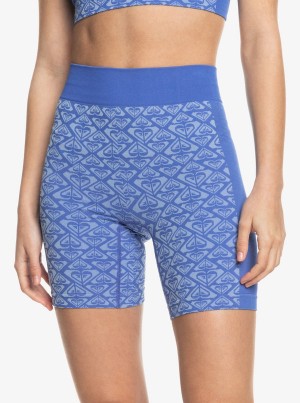 Roxy Chill Out Seamless Heart Bike Shorts | 81604-CRNW