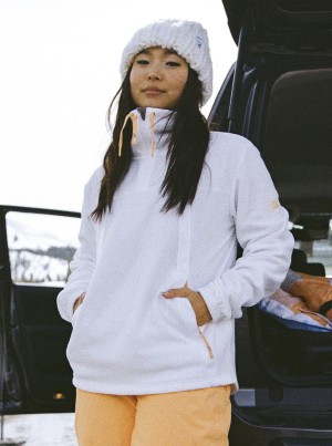 Roxy Chloe Kim Technical Half Zip Fleece Hoodie | 57142-REQZ