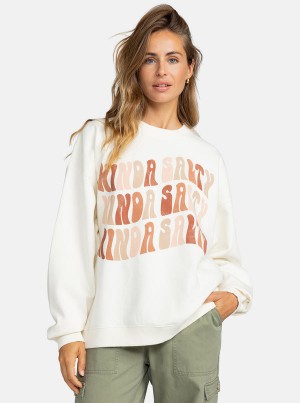 Roxy Lineup Oversized Hoodie | 97432-AXBN