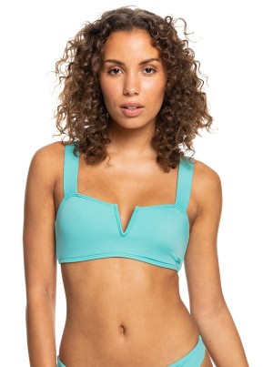 Roxy Love The Coco V Bralette Bikini Tops | 37489-QMOK