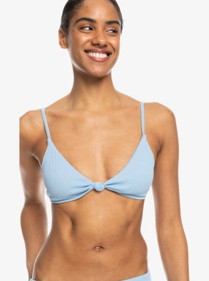 Roxy Love The Surf Knot Bikini Tops | 89654-IGXZ