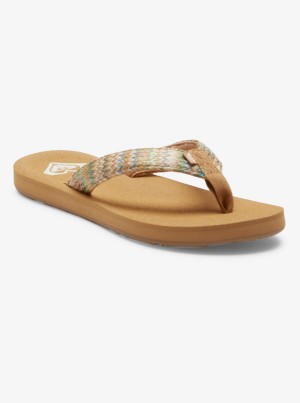 Roxy Porto Raffia II Sandals | 49728-IKAW