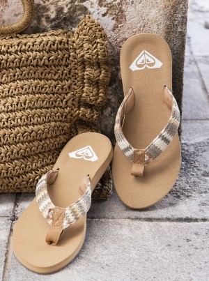 Roxy Porto Raffia Sandals | 86472-OFAD