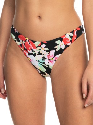 Roxy Printed Beach Classics Cheeky Bikini Bottoms | 69172-RPJN