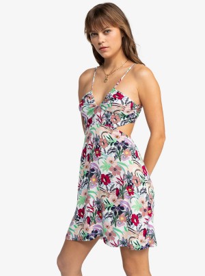 Roxy Riviera Nights Tie BackMini Dress | 60397-EHQN