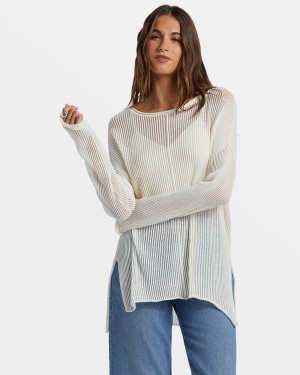 Roxy Santa Monica Crew Neck Sweaters | 51203-VONQ