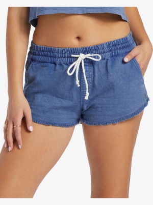 Roxy Scenic Route Elastic Waist Shorts | 78923-DLUP