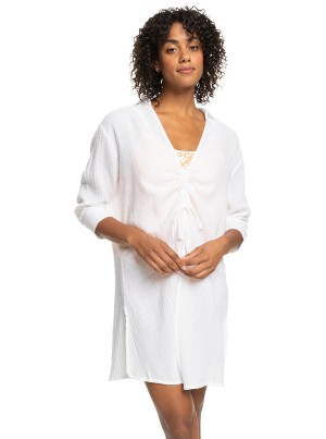 Roxy Sun And Limonade Beach Cover-Up Dress | 84261-LNHT