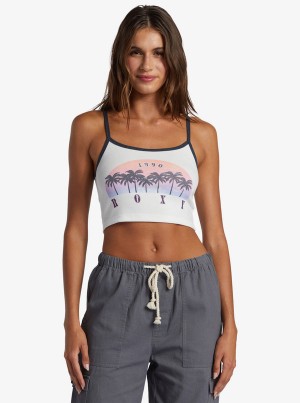 Roxy Sunset Palms Crop Tops | 93487-GUAF