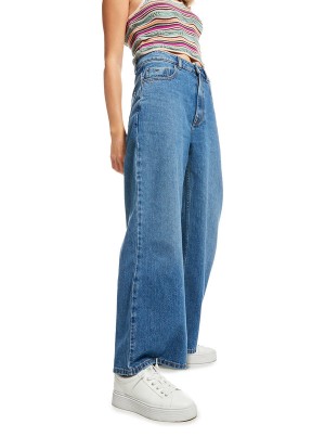 Roxy Surf On Cloud High Wide Leg Jeans Pants | 52184-UQAG