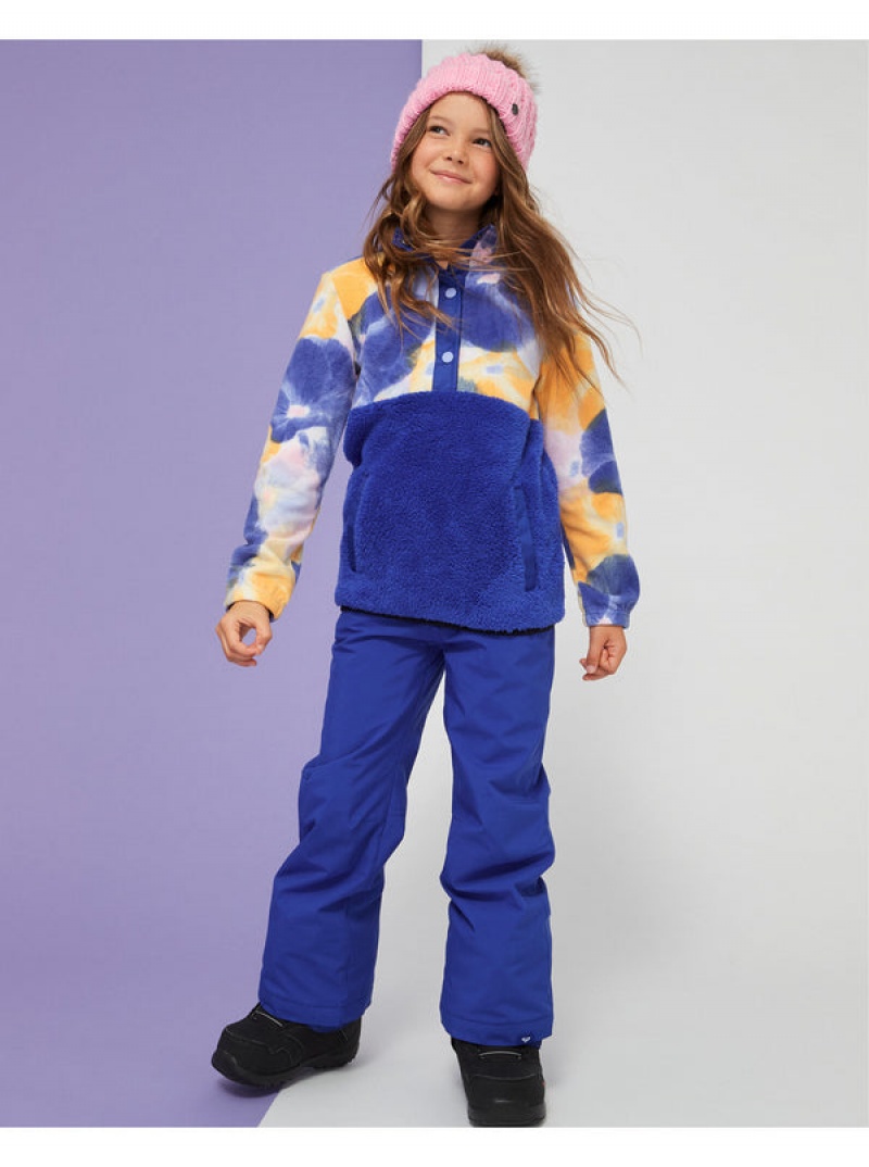 Girls' Roxy Alabama Technical Fleece Snowboard Jackets | 97063-YWOJ