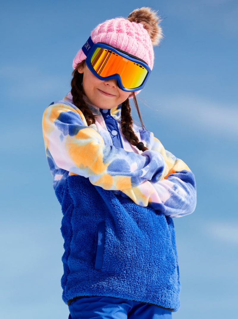 Girls\' Roxy Alabama Technical Fleece Snowboard Jackets | 97063-YWOJ