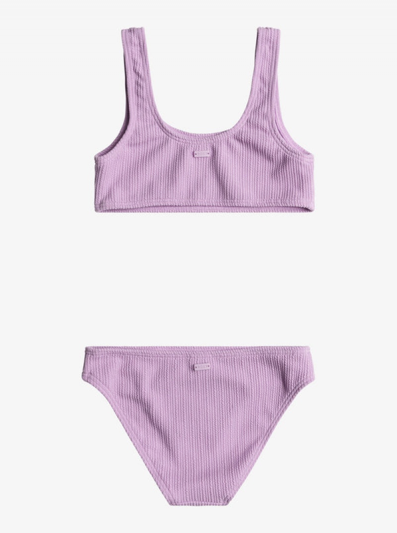 Girls' Roxy Aruba Bralette Set Swimwear | 46071-FNDI