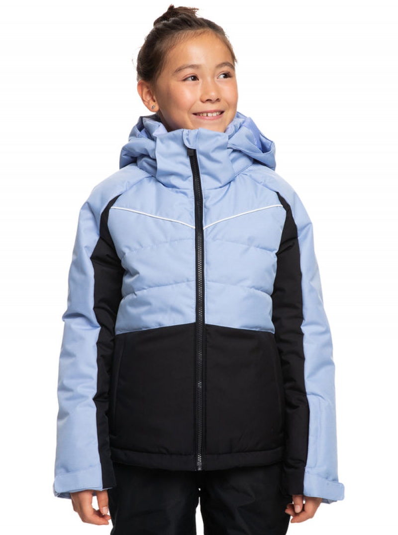 Girls\' Roxy Bamba Technical Snowboard Jackets | 94652-EIYN