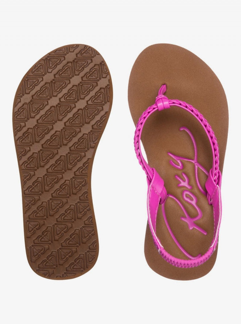 Girls' Roxy Cabo Sandals | 69238-KISM