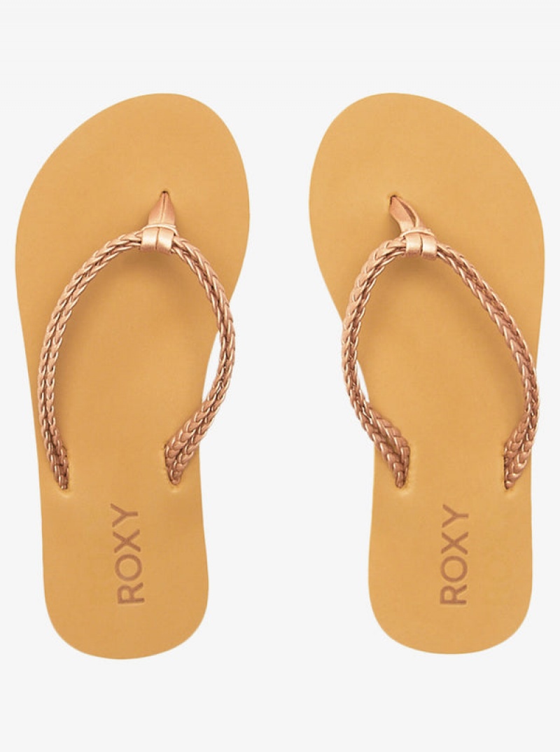 Girls' Roxy Costas Flip Flops | 08714-YAXL