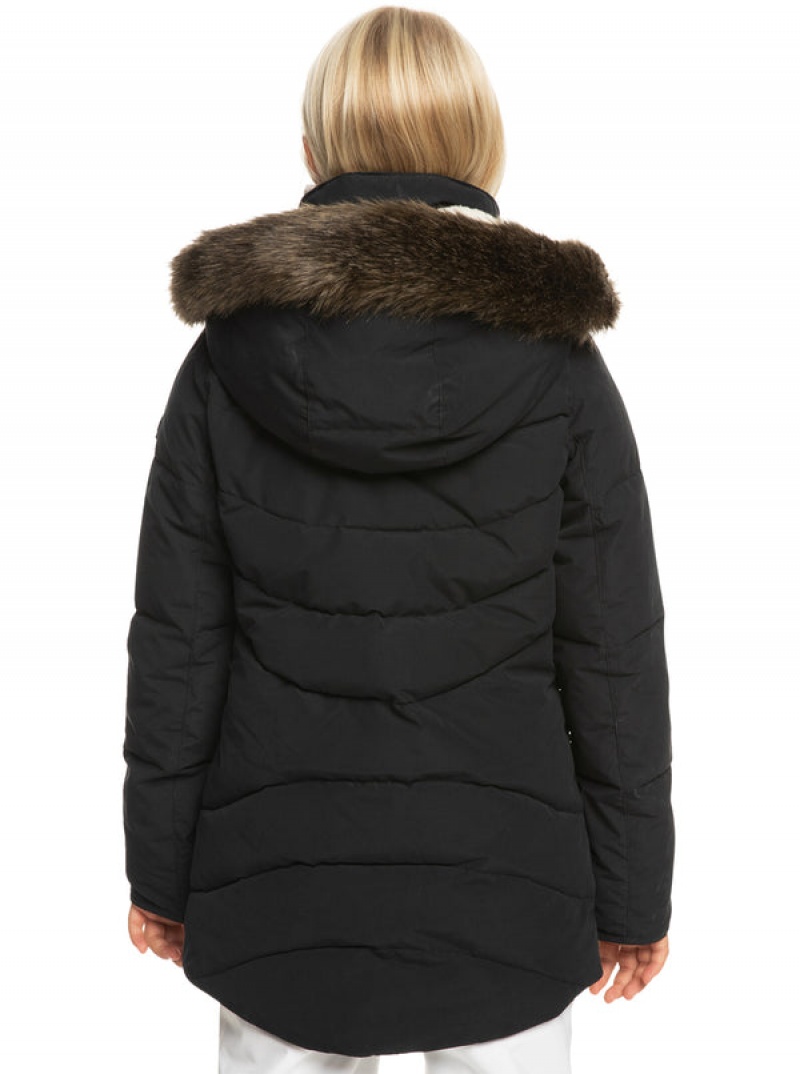 Girls' Roxy Elsie Longline Winter Jackets | 15297-SPNK