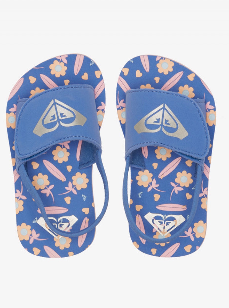 Girls' Roxy Finn Sandals | 32458-MCFJ