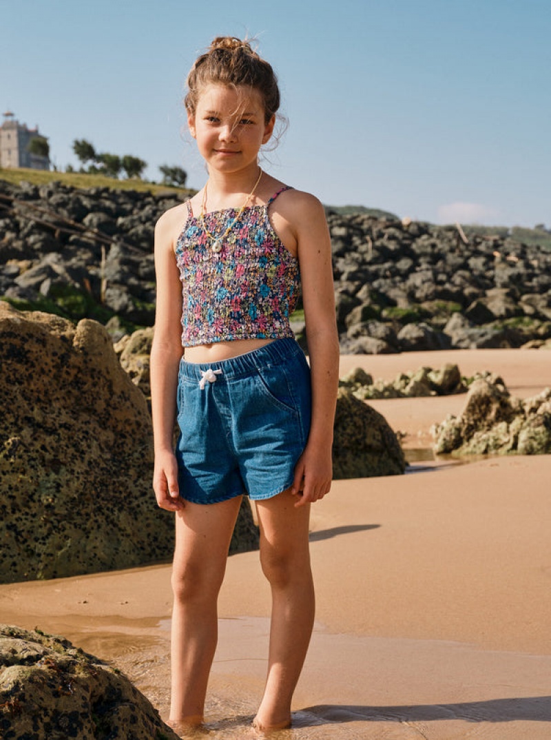 Girls' Roxy Genial Moment Beach Shorts | 69748-LAKS