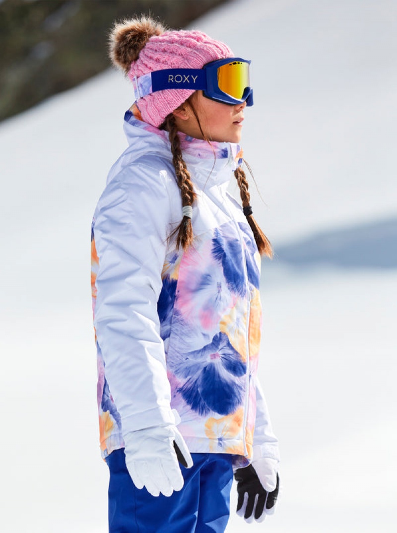 Girls' Roxy Greywood Technical Snowboard Jackets | 89475-IFMP