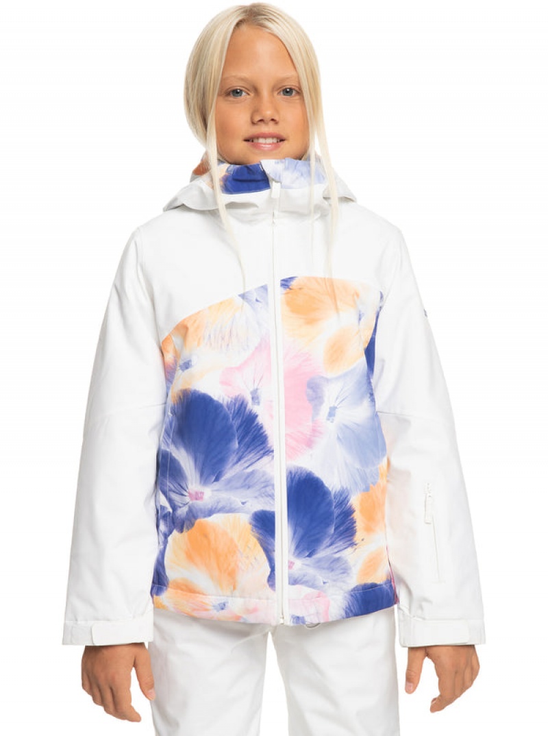 Girls' Roxy Greywood Technical Snowboard Jackets | 89475-IFMP