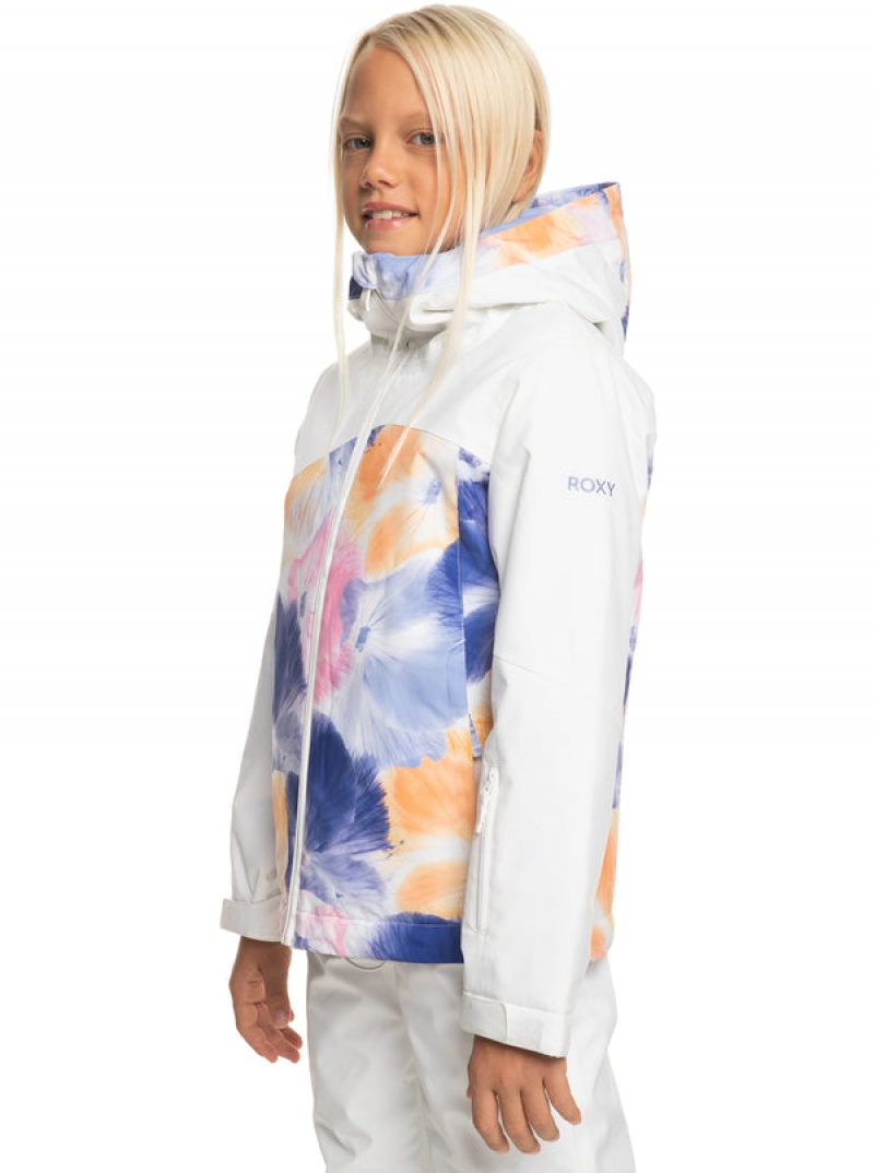 Girls' Roxy Greywood Technical Snowboard Jackets | 89475-IFMP