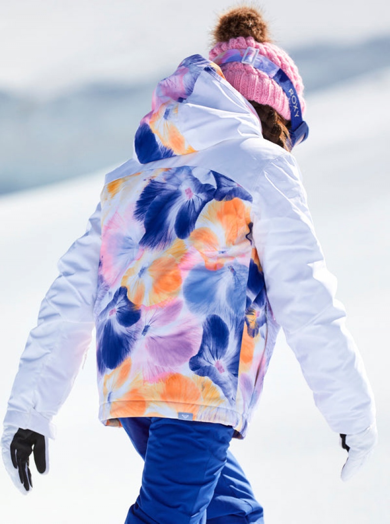 Girls' Roxy Greywood Technical Snowboard Jackets | 89475-IFMP