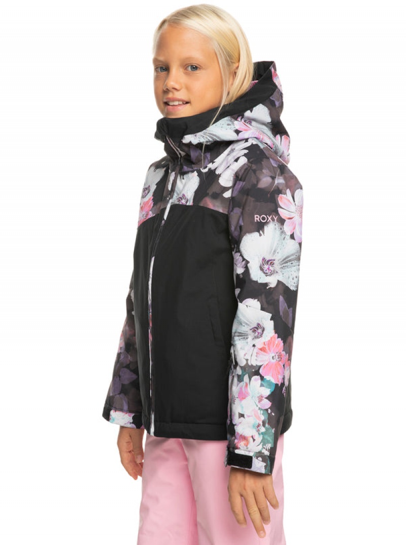 Girls' Roxy Greywood Technical Snowboard Jackets | 94510-LXHU