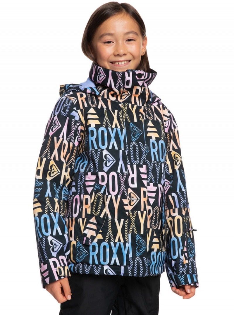 Girls' Roxy Jetty Technical Snowboard Jackets | 47596-ATIZ