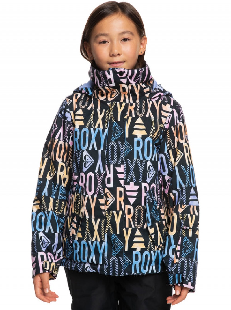 Girls\' Roxy Jetty Technical Snowboard Jackets | 47596-ATIZ