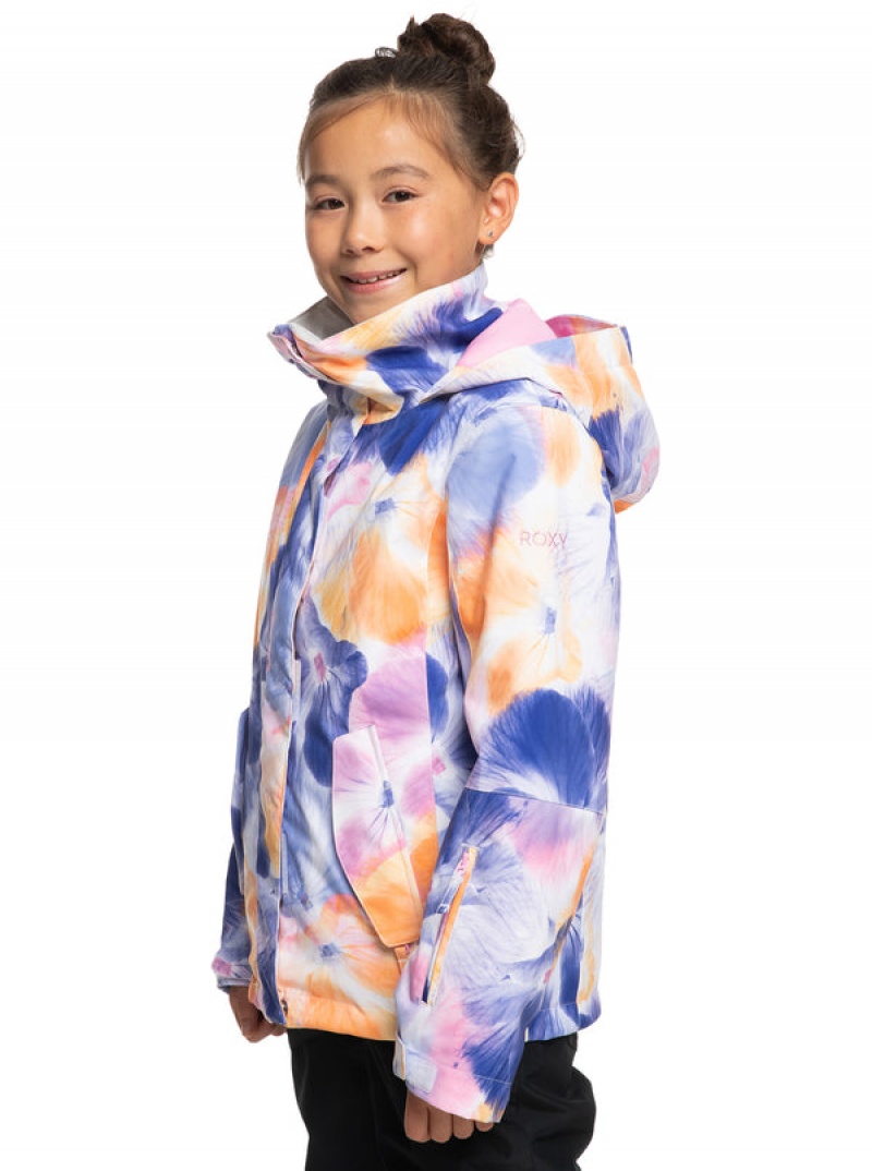 Girls' Roxy Jetty Technical Snowboard Jackets | 98034-DJWT