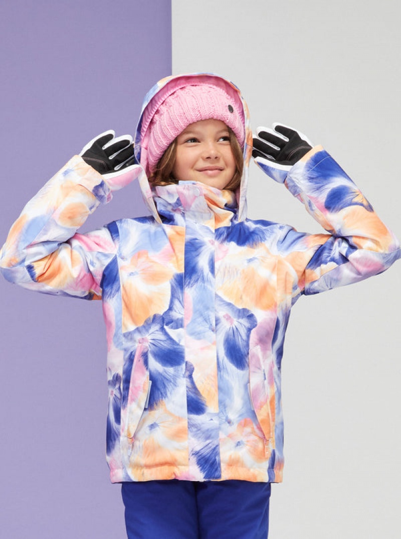 Girls' Roxy Jetty Technical Snowboard Jackets | 98034-DJWT