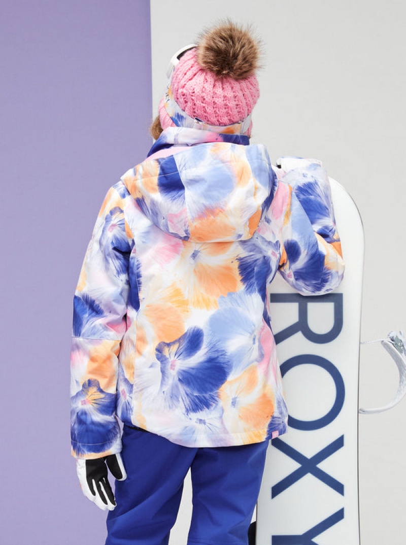 Girls' Roxy Jetty Technical Snowboard Jackets | 98034-DJWT