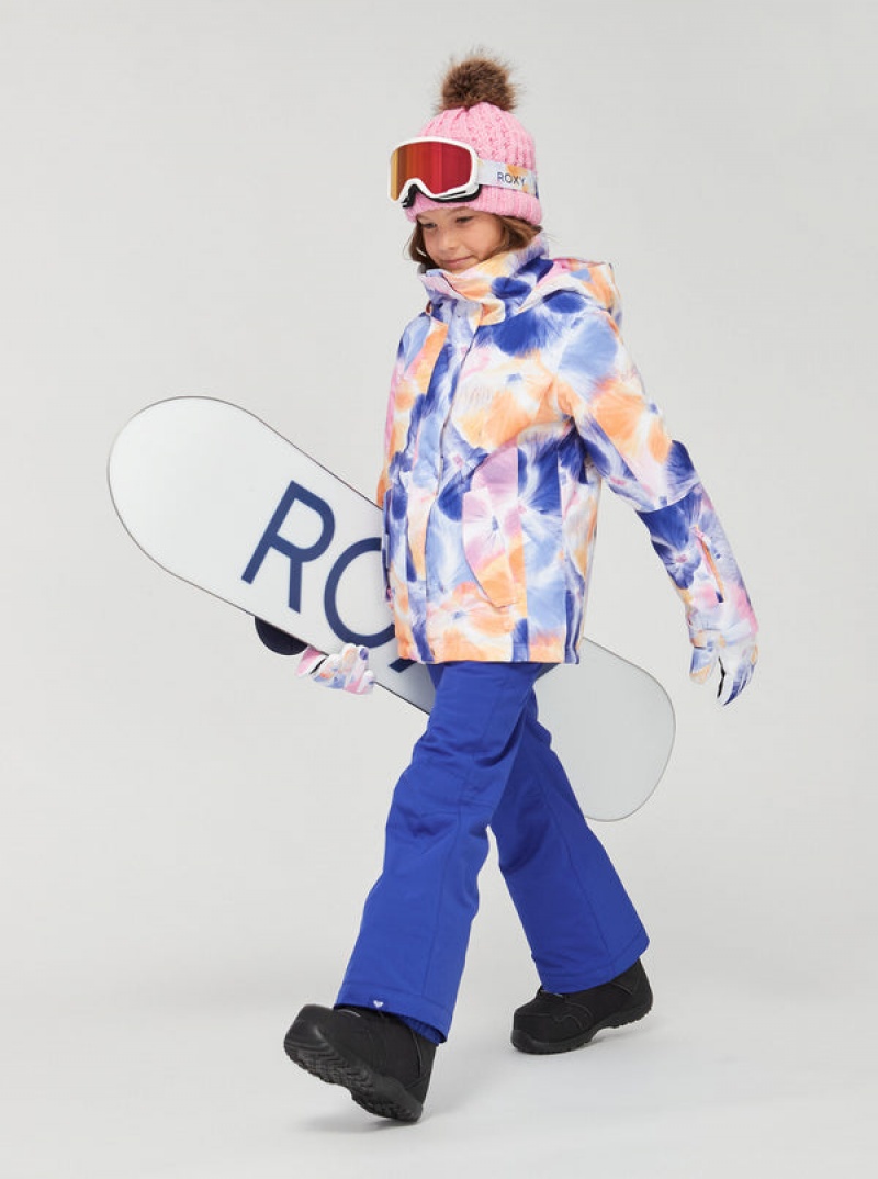 Girls' Roxy Jetty Technical Snowboard Jackets | 98034-DJWT