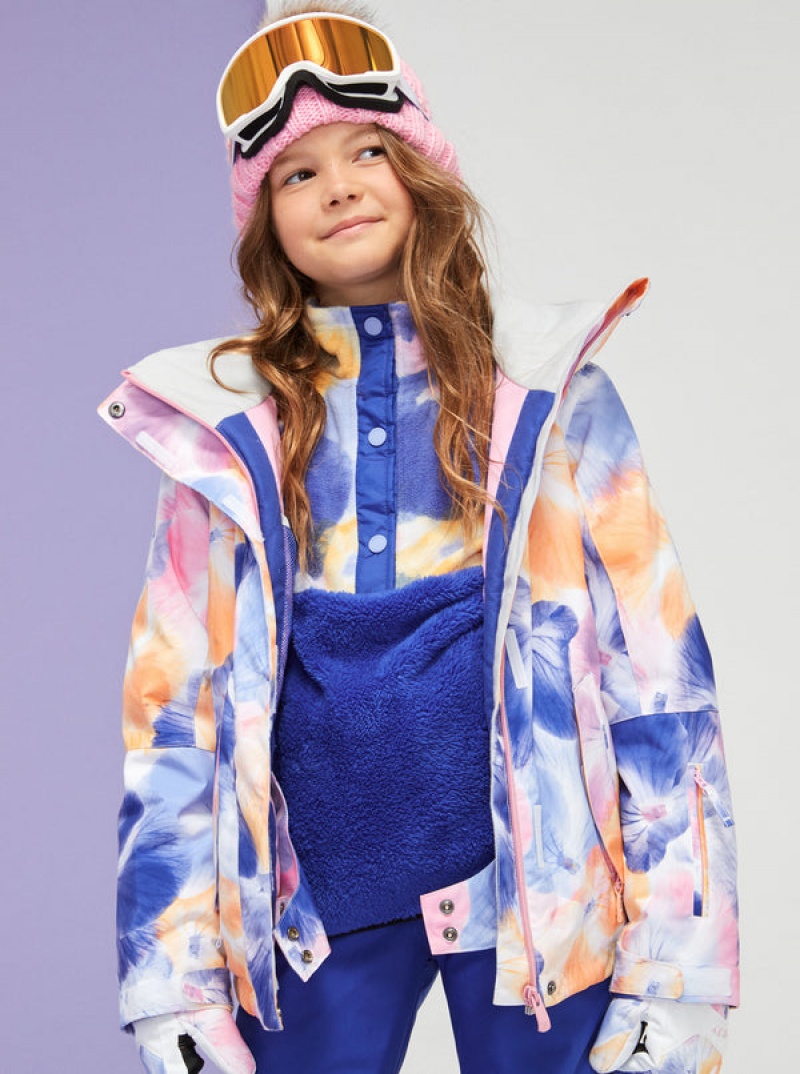 Girls' Roxy Jetty Technical Snowboard Jackets | 98034-DJWT