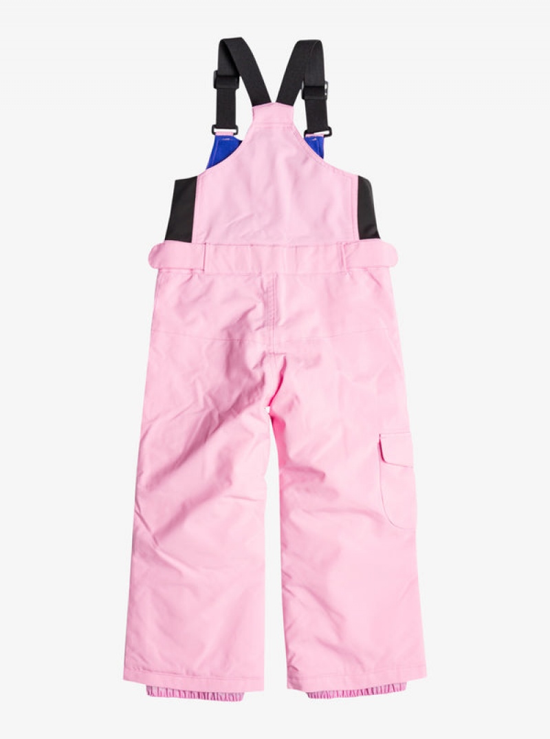 Girls' Roxy Lola Technical Bib Snowboard Pants | 97638-ATNC