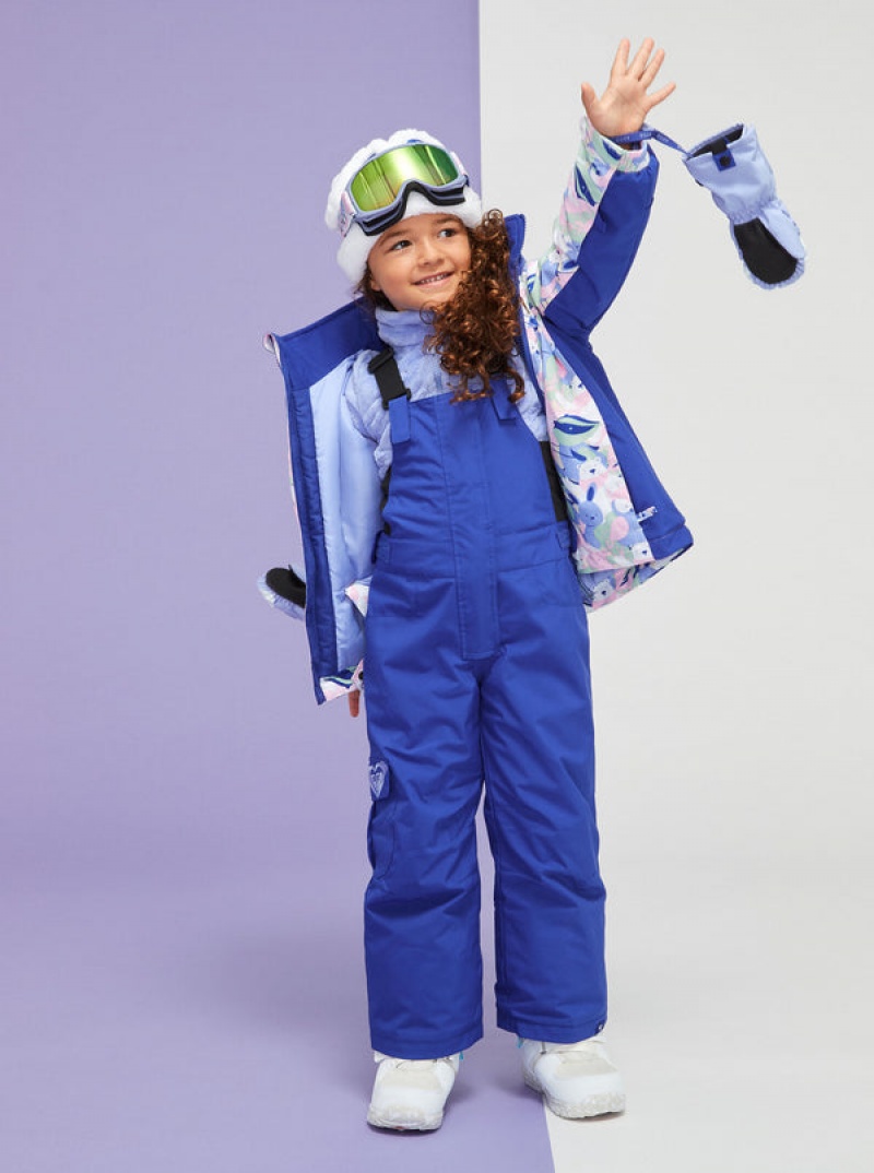 Girls' Roxy Lola Technical Bib Snowboard Pants | 56293-ISMJ