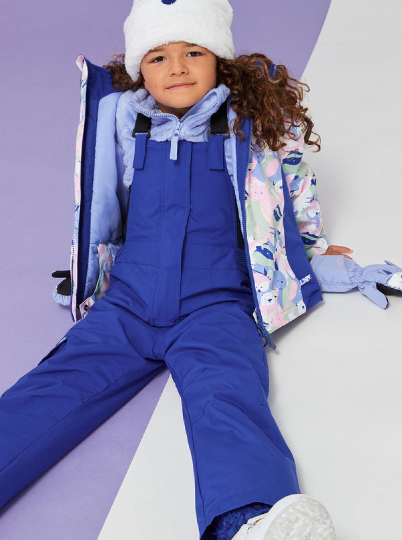 Girls' Roxy Lola Technical Bib Snowboard Pants | 56293-ISMJ