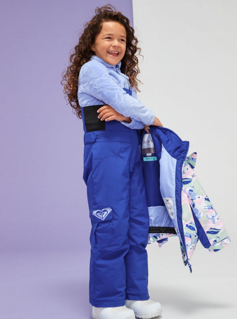 Girls' Roxy Lola Technical Bib Snowboard Pants | 56293-ISMJ